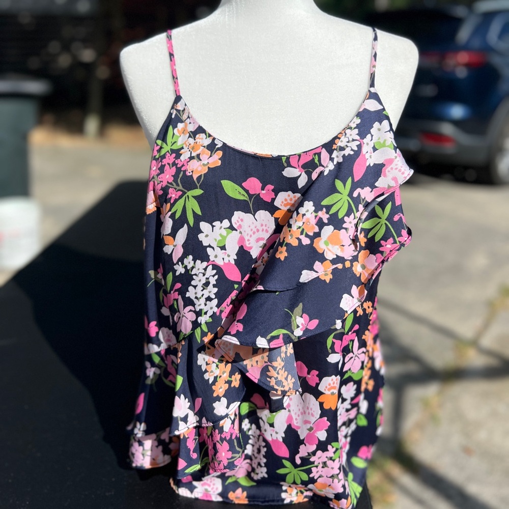 Floral tank top flowy Target